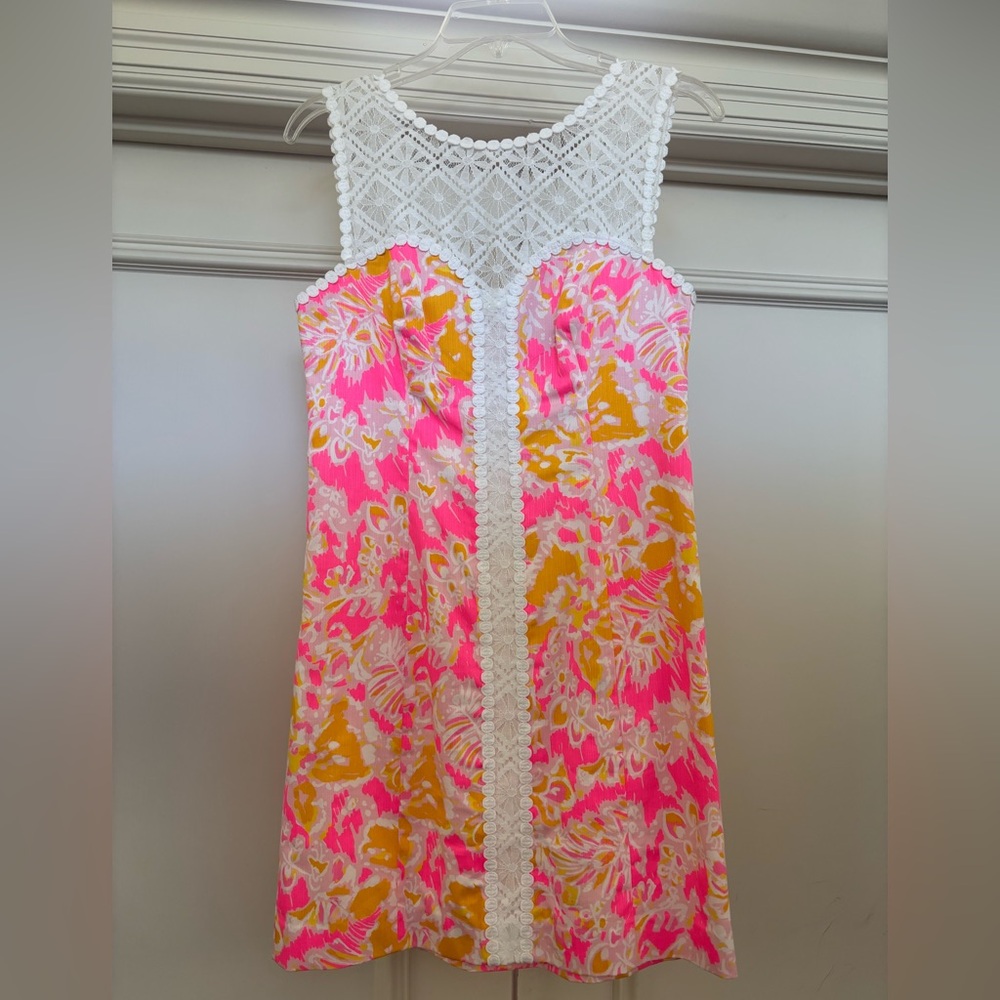 LILLY PULITZER MINI LACE DRESS SZ 2
